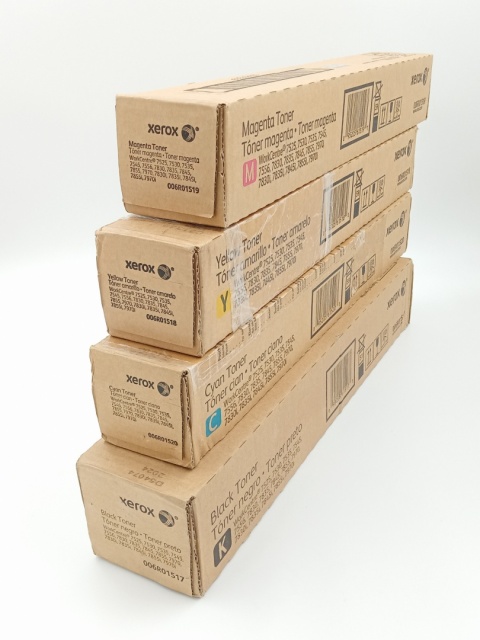 Zestaw czterech oryginalnych tonerów Xerox Outlet (CMYK) 006R015 17/18/19/20