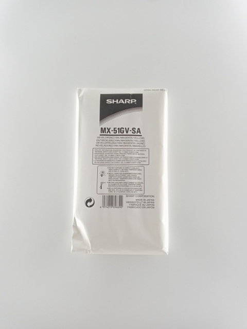 SHARP MX-51GVSA Oryginalny zestaw kolorowych developerów